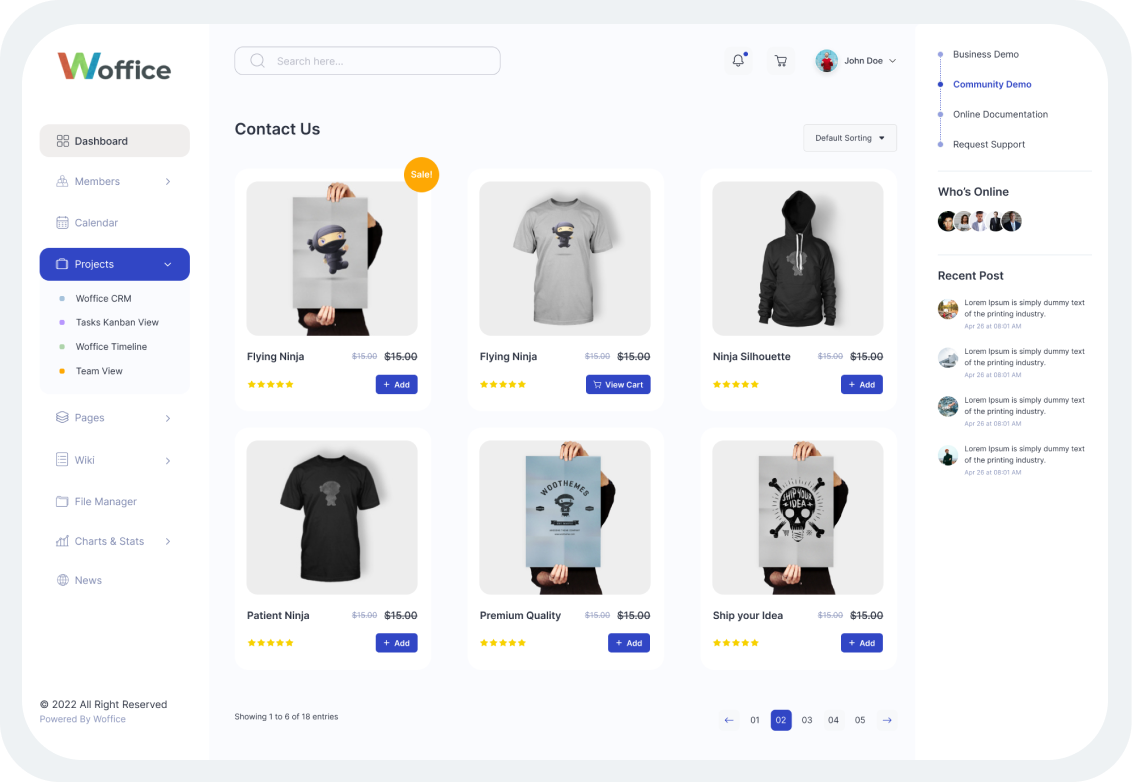 Woffice Theme WooCommerce