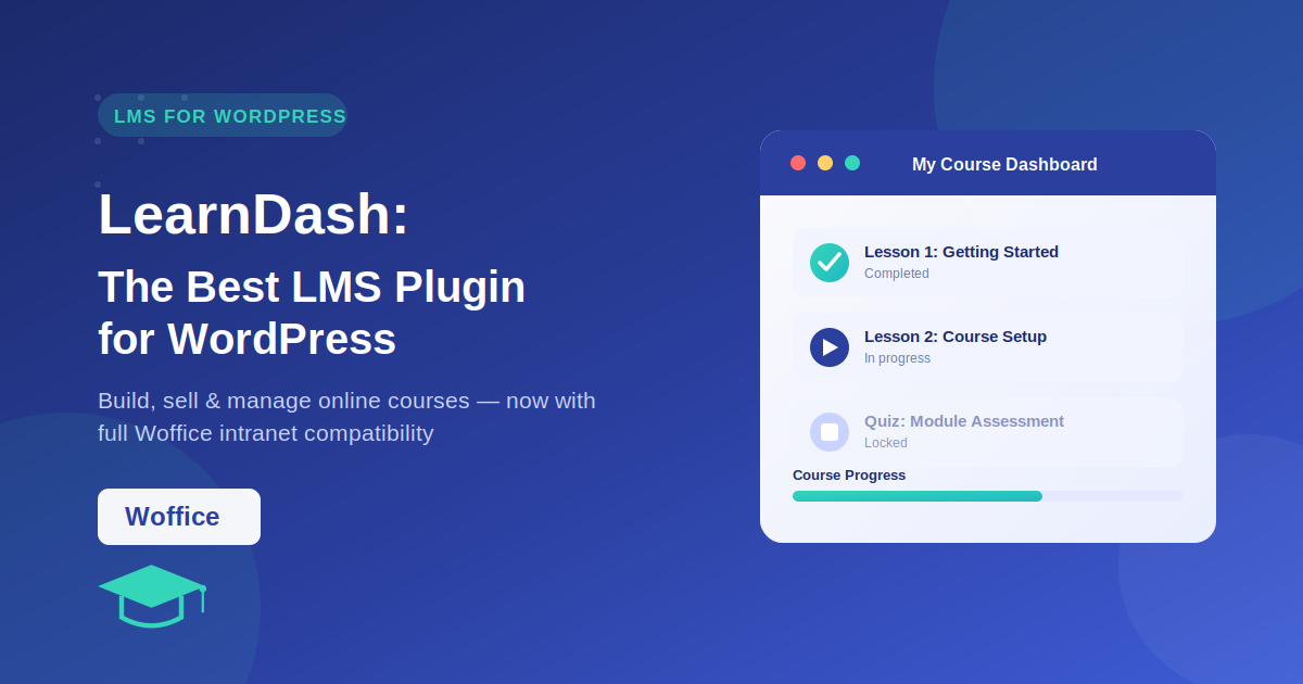learndash wordpress plugin plus woffice compatibility