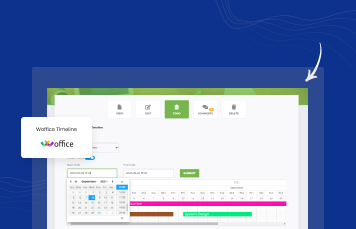 Display Timeline for Single Project